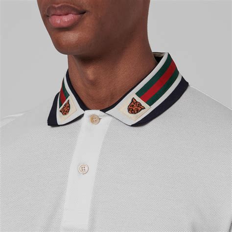 gucci polo tiger collar